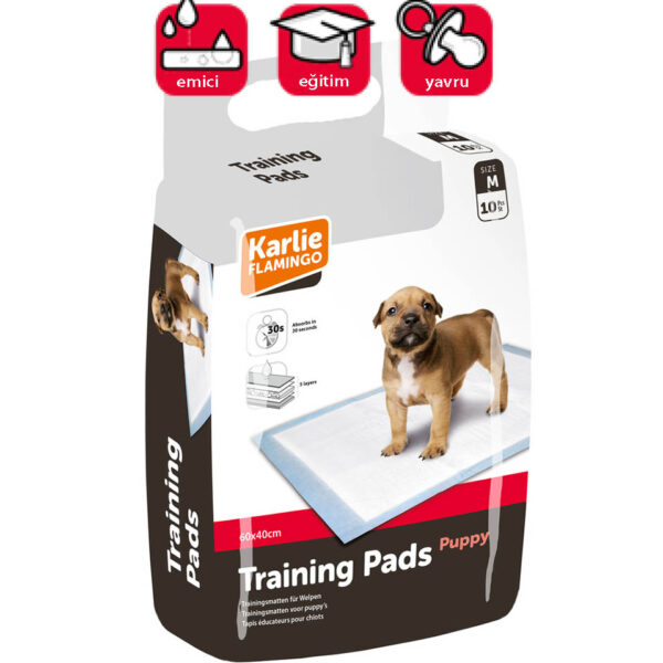 Karlie Yavru Köpek Çiş Pedi M 60X40 Cm 10Lu