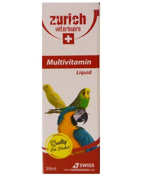 Zurich Kuşlar için Multivitamin 30 ml
