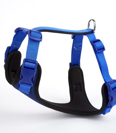 Doggie Yumuşak Softlu Köpek Göğüs Tasması 40/45 cm Mavi