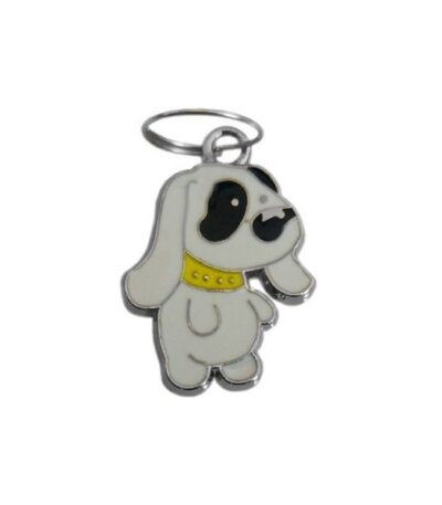 Köpek Tasma Aksesuarı Tasmalı Köpek 1.5×2.5 cm Beyaz