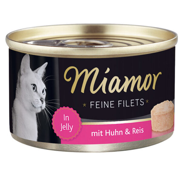 Miamor Fileto Tavuklu Pirinçli Kedi Maması Konservesi 100 Gr