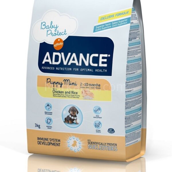 Advance Puppy Mini Irk Tavuklu Köpek Maması 3 Kg