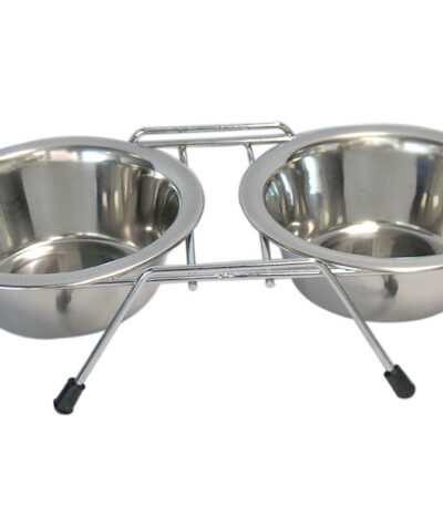 Tommy Ayaklı İkili Köpek Mama Su Kabı 1500+1500 ml